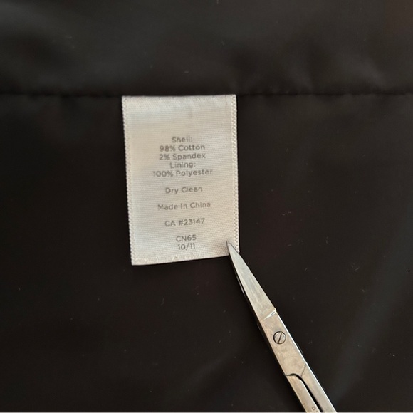 Talbots Blazer Leopard Animal Print Cream Black Jacket Stretch Plus size 16W - Picture 16 of 16